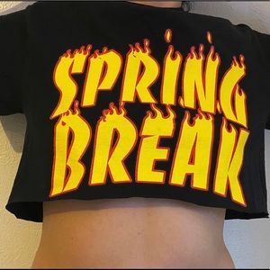 Cropped Spring Break Top